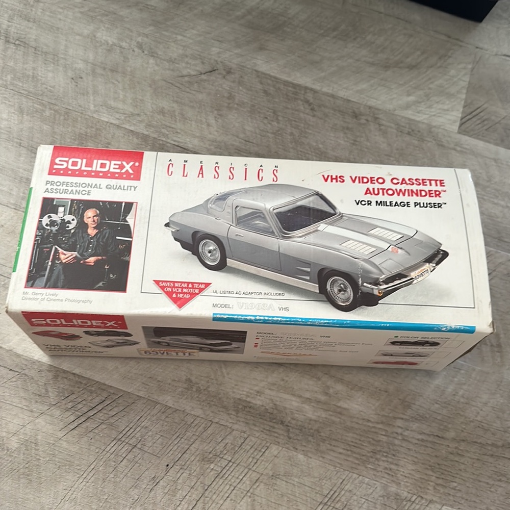 Vintage • Solidex • VHS Video Cassette autowinder